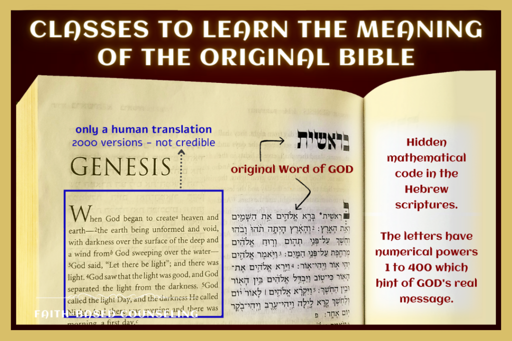 CLASSES TO LEARN THE MEANING OF THE ORIGINAL BIBLE