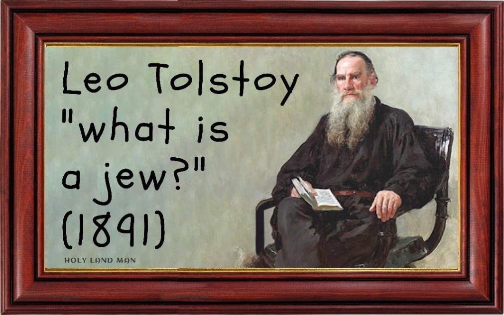 LEO TOLSTOY WHAT IS A JEW (1891)