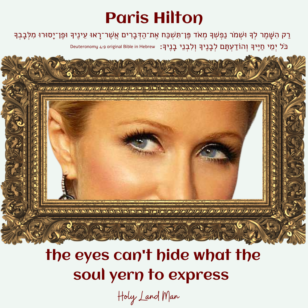 Paris Hilton (eyes to the soul) by Holy Land Man nft